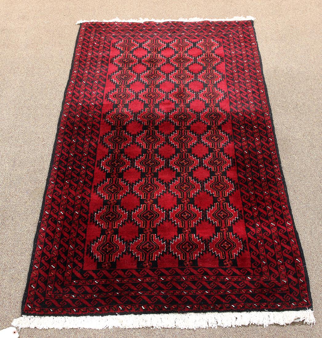 Afghan Turkoman carpet, 6'4'' x 3'4'' (1 of 5)