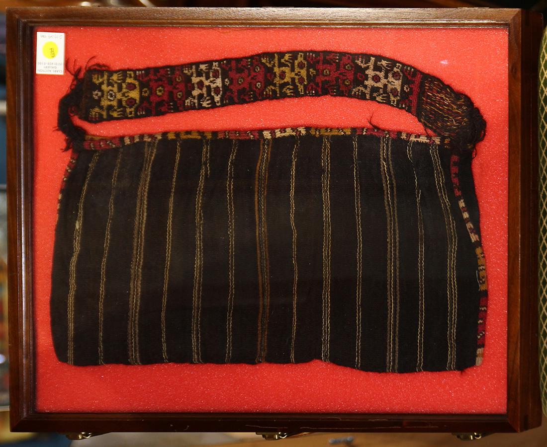 Large Chuspa Cocoa Leaf Bag, Chancay, Central, Littorol (1 of 1)