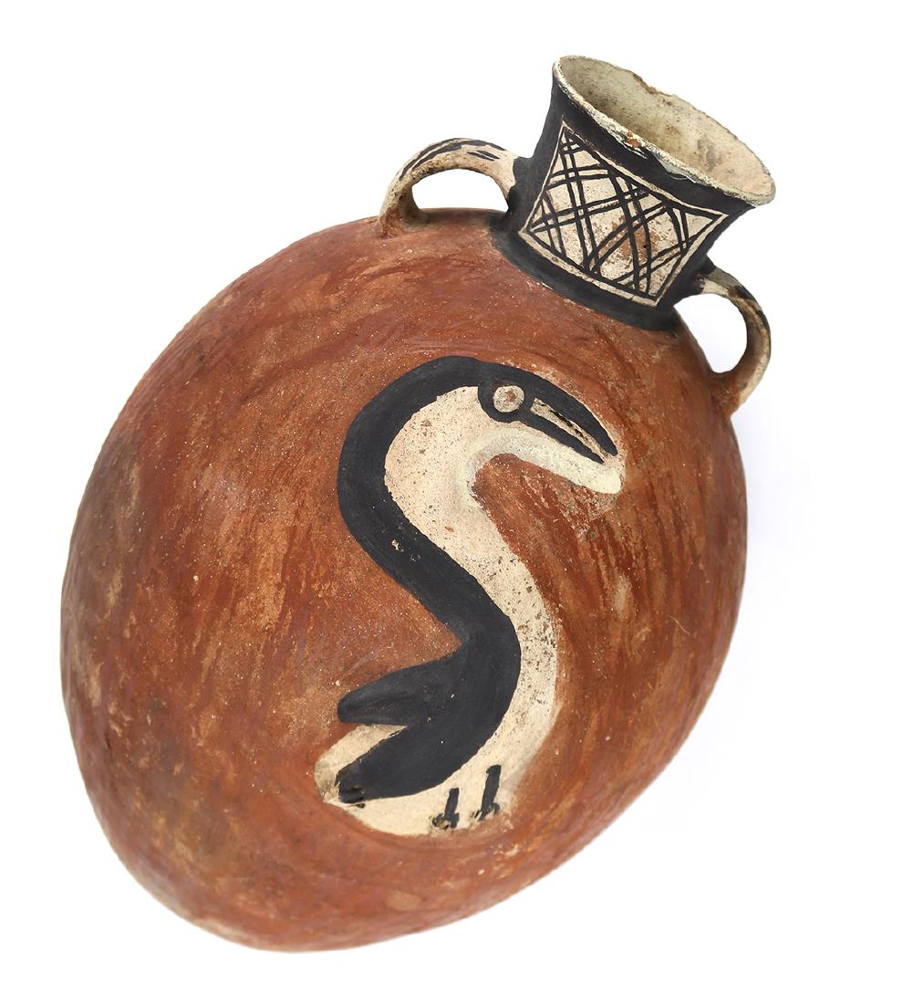 Early Chancay polychrome ceramic urn, Central Coastal (1 of 6)