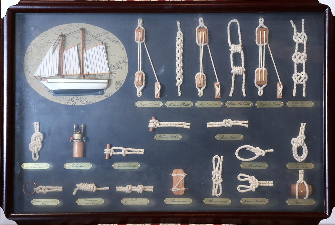 Framed nautical knots (1 of 1)