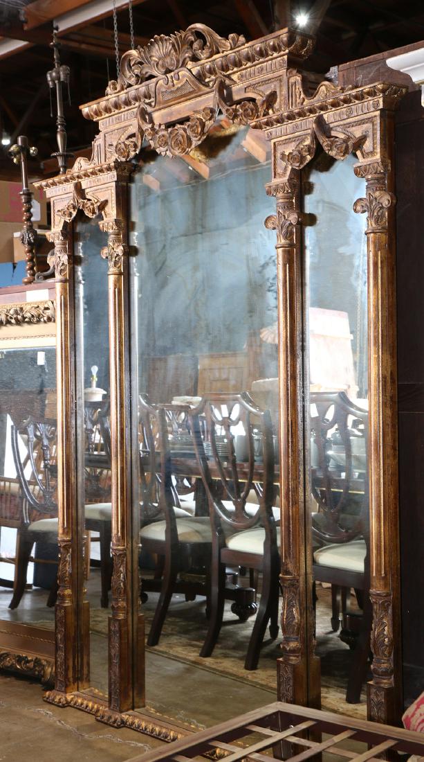 Neo-Classical style gilt wall mirror having three (1 of 1)