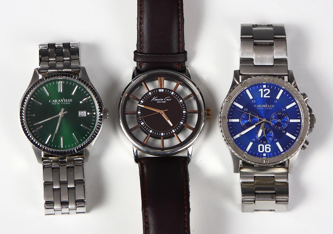 (Lot of 3) Metal wristwatches (1 of 2)