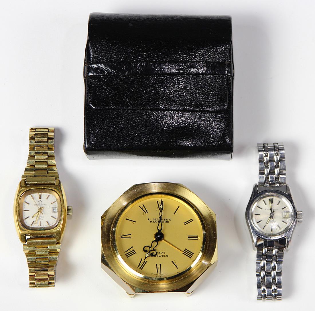 (Lot of 3) Metal clocks and watches (1 of 1)