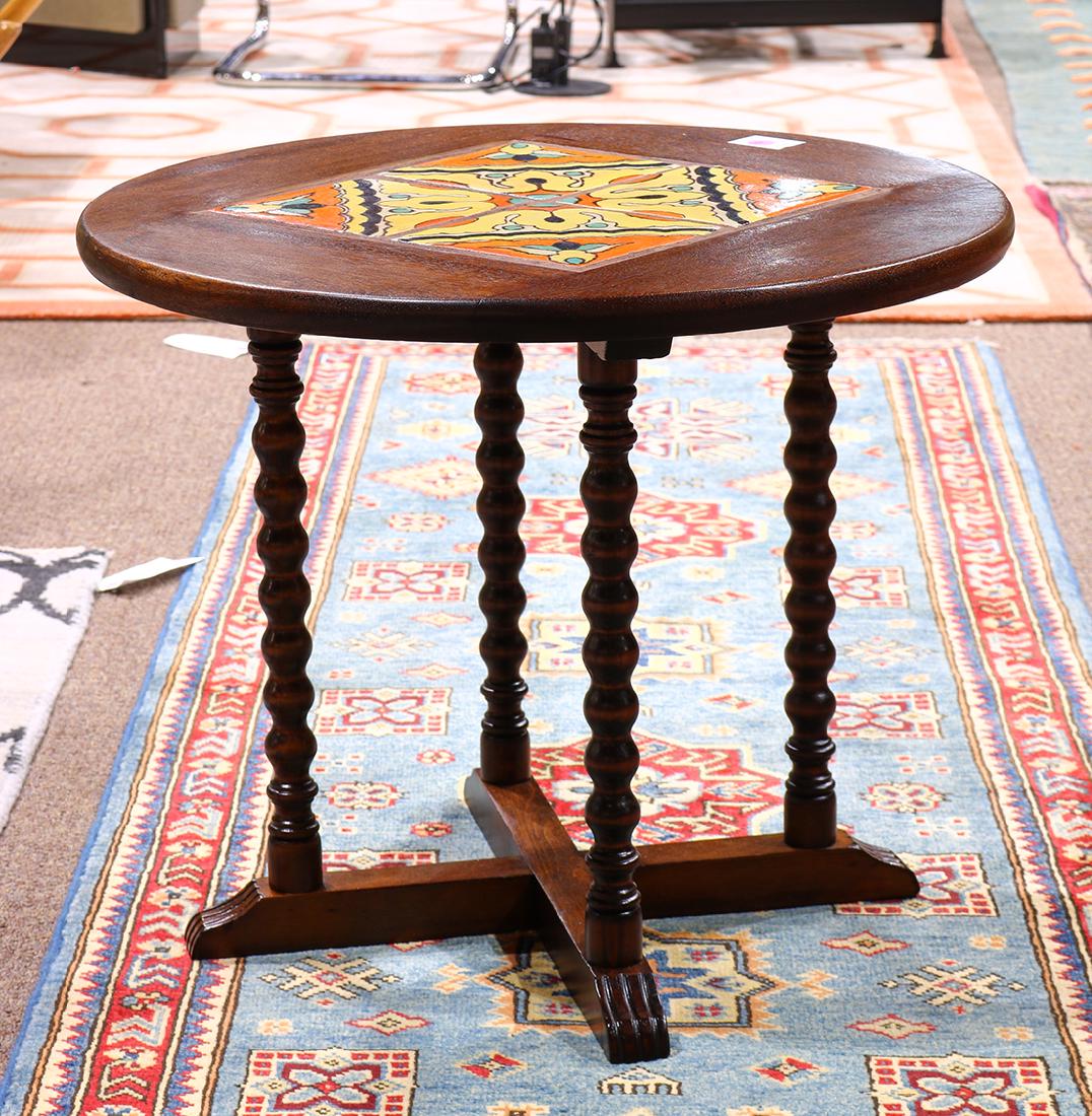Arts and Crafts tile top table (1 of 3)