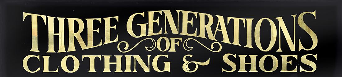 Antique reverse painted advertising sign circa 1910 (1 of 1)