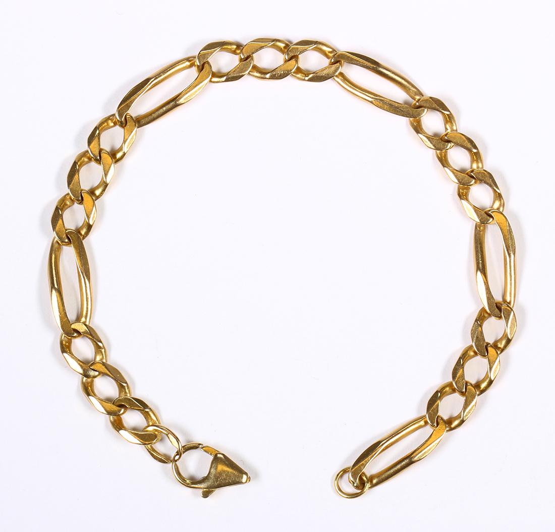14k yellow gold bracelet (1 of 2)