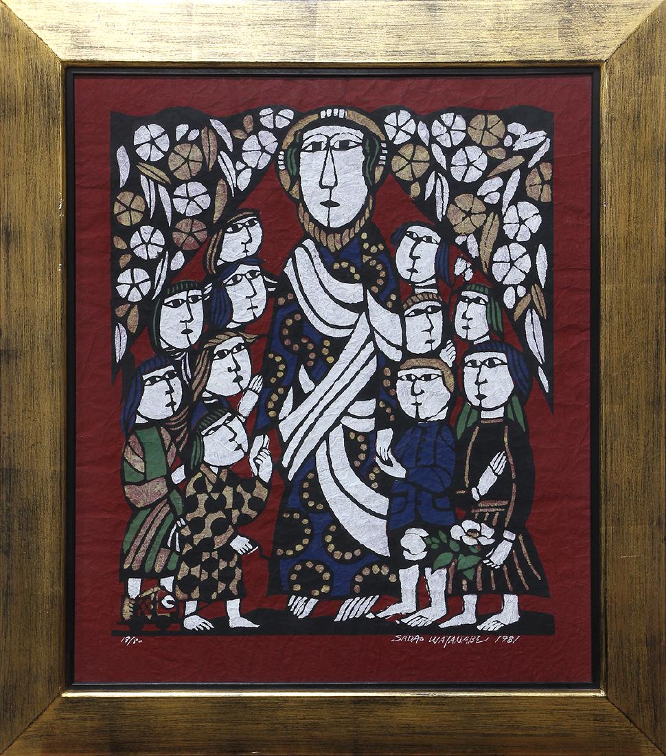 Japanese Modern Woodblock Print, Watanabe Sadao (1 of 1)