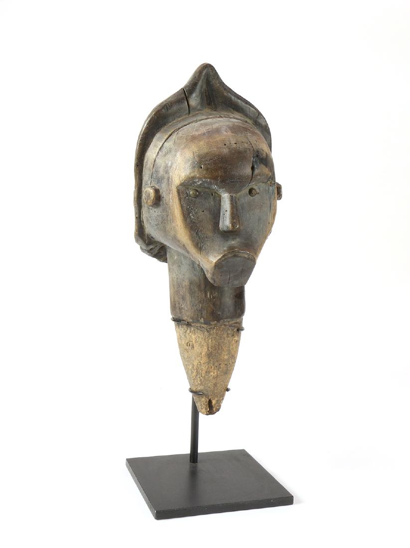 African carved wood totem, powerful but modern carving (1 of 4)