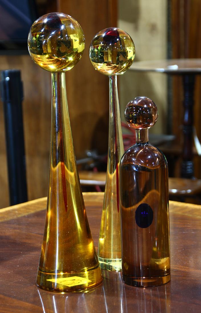 (lot of 3) Salviati Murano art glass sculptures, each (1 of 1)