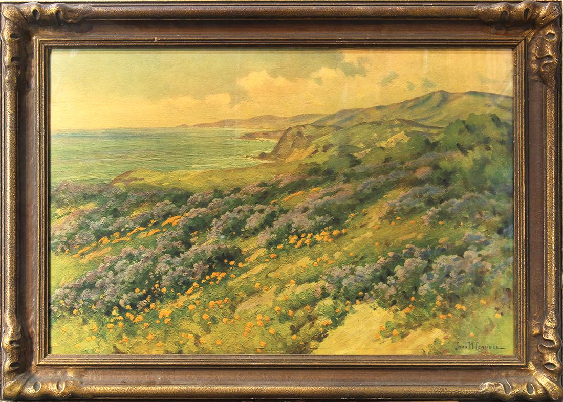 Print, After John Marshall Gamble, California Poppies: After John Marshall Gamble (American, 1863–1957), California Poppies, chromolithograph, overall (with frame): 25.75"h x 35.75"w