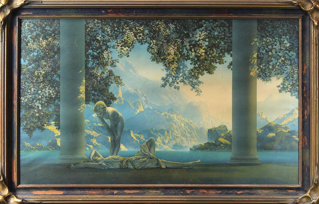 Print, Maxfield Parrish, Daybreak (1 of 1)