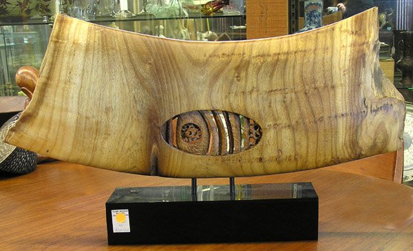 Carved wooden sculpture