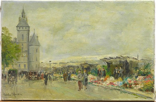 Painting Charles Blondin Paris