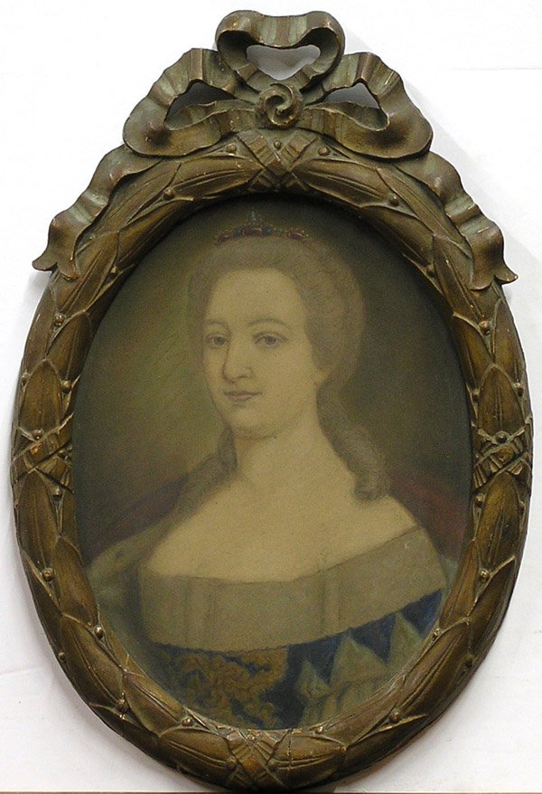 Pastels Portraits European 19th C.