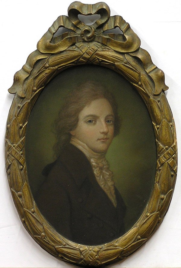 Pastels Portraits European 19th C. - 2