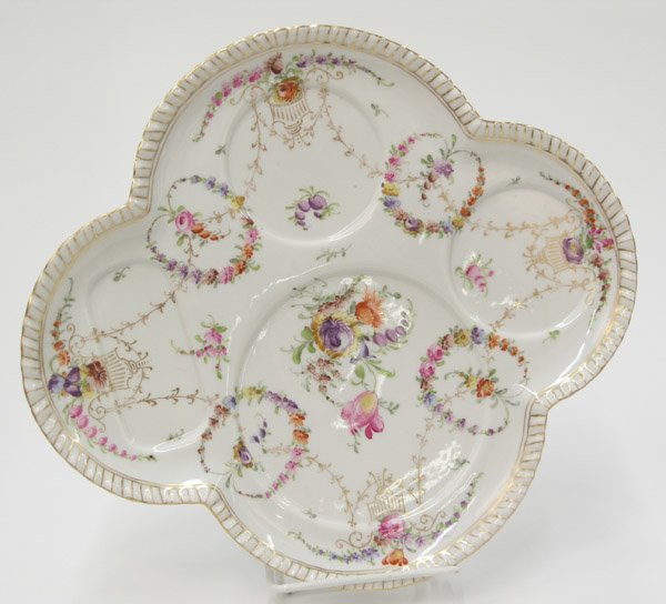 Dresden porcelain tray