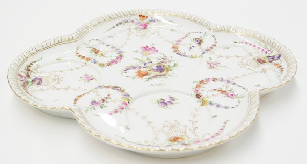 Dresden porcelain tray - 3