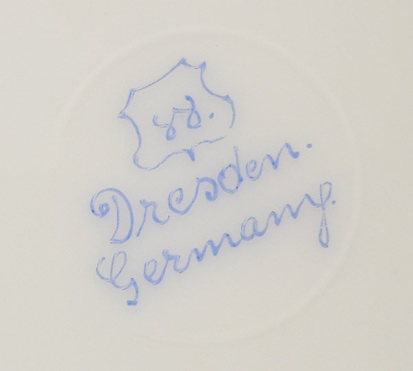 Dresden porcelain service plates - 3