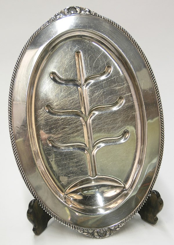 Silverplate meat trays - 4