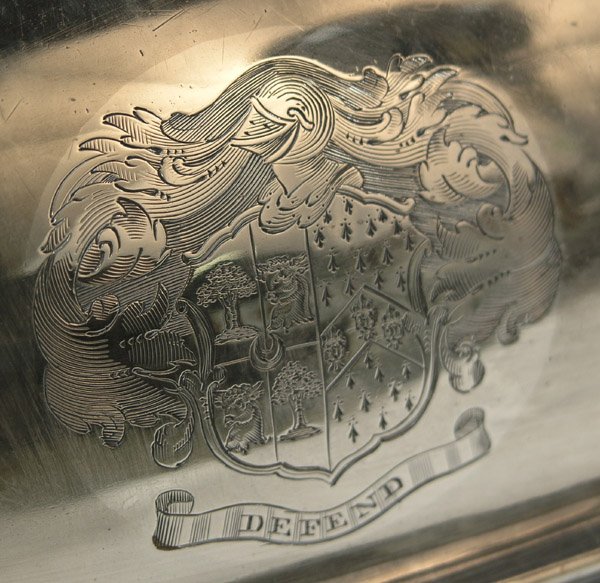 Silverplate roast cover - 2