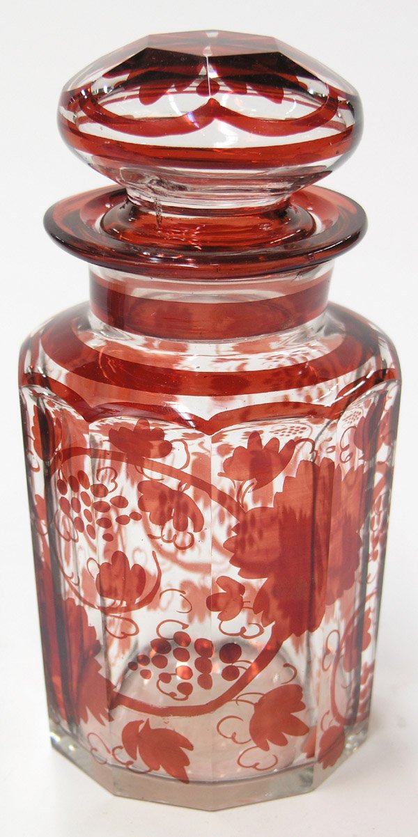 Ruby flash glass jar cranberry compote - 2