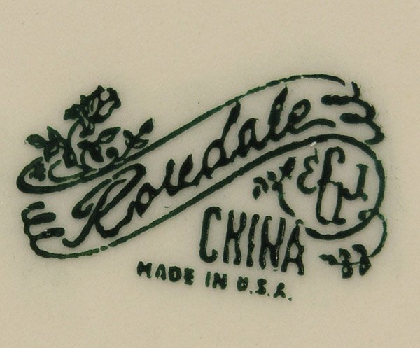 Rosedale porcelain service plates - 3