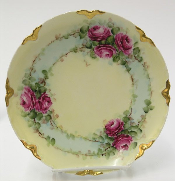 Hand painted china plates - 4