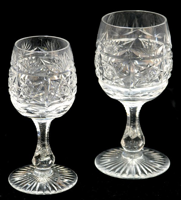 English crystal stemwear Thomas Webb - 2