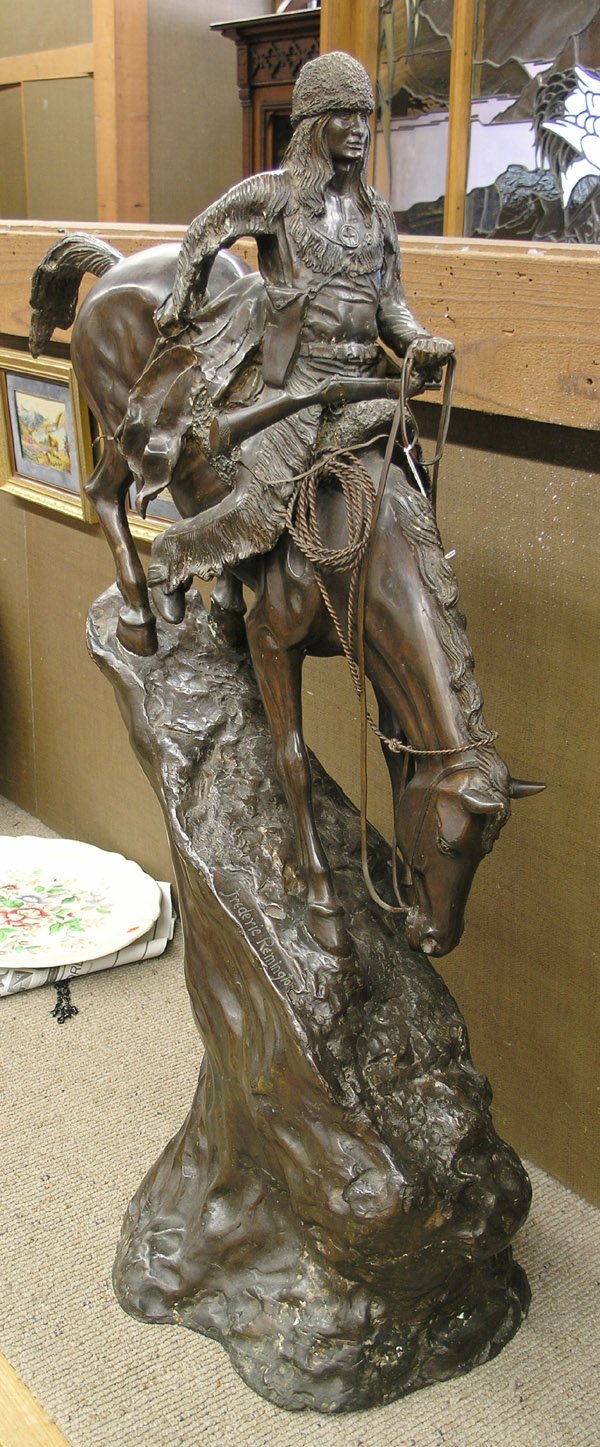 Frederick Remington patinated bronze - 2