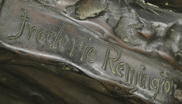 Frederick Remington patinated bronze - 3