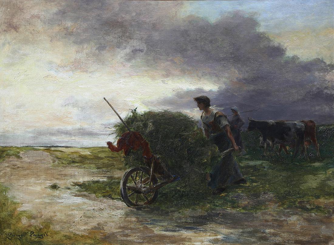 Painting, Georges Francois Laugee (1 of 6)