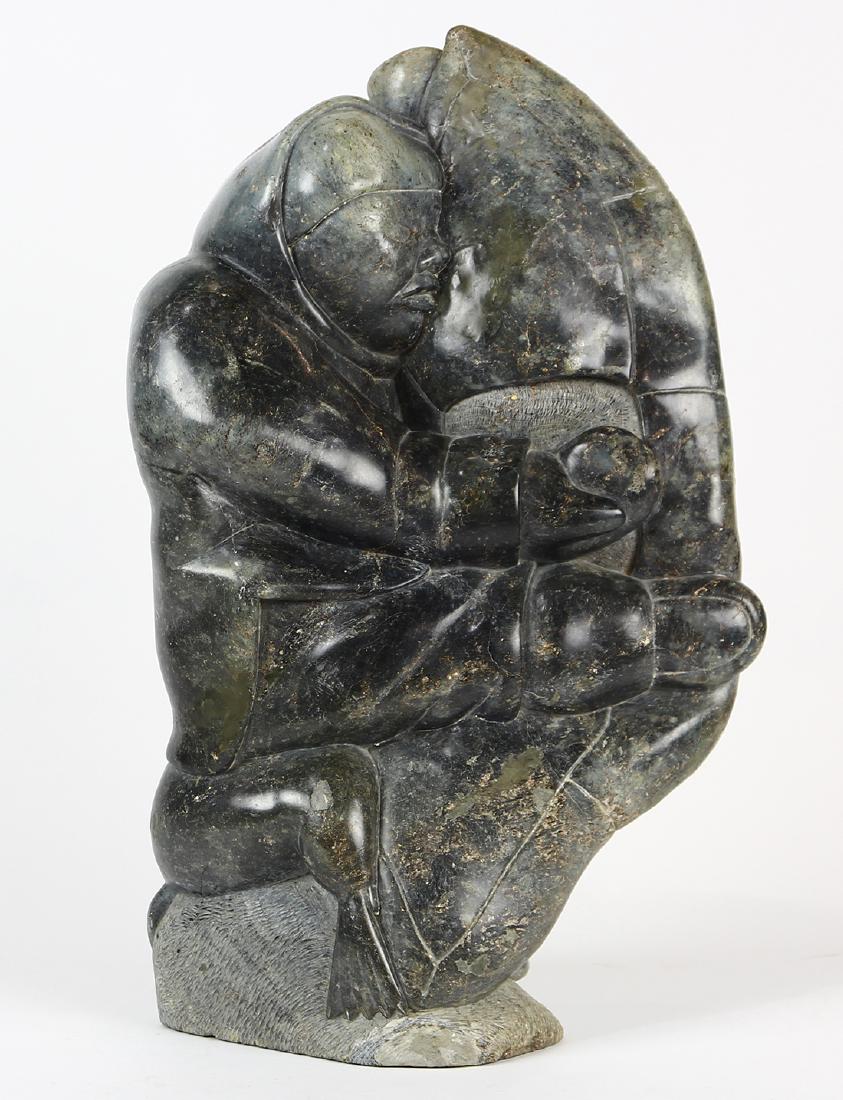 Inuit carved figural sculpture (1 of 6)