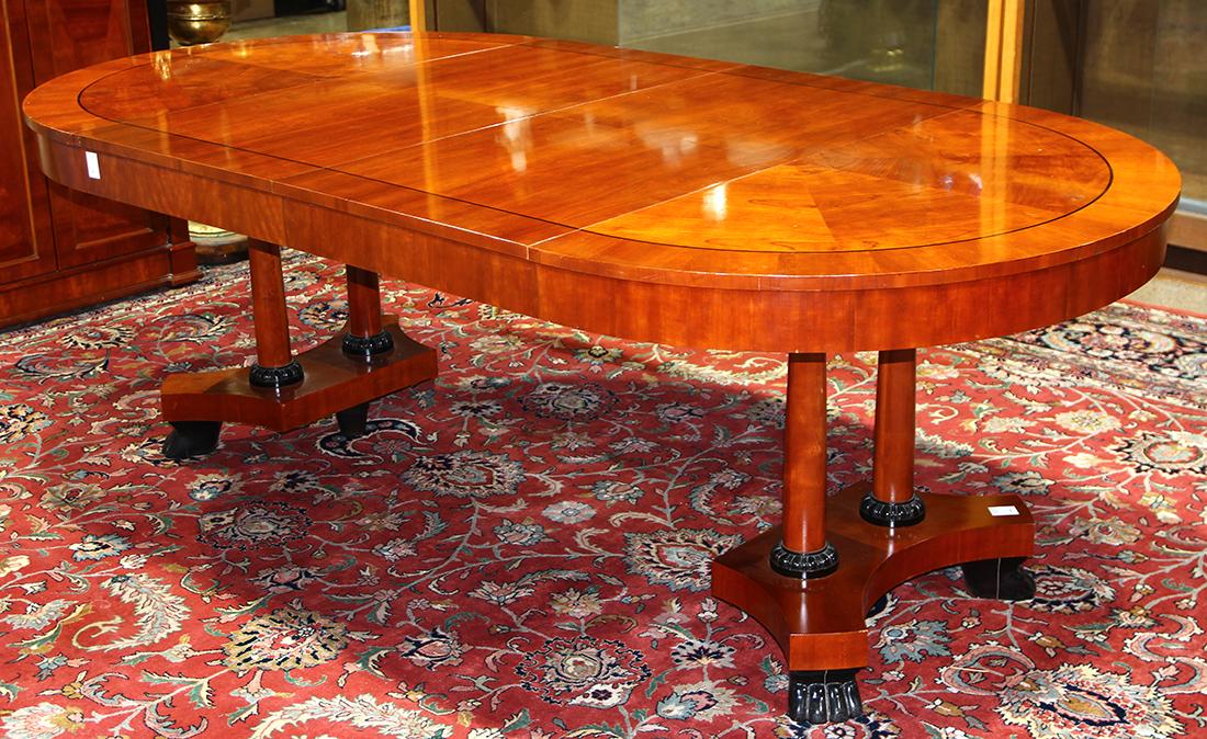 Empire style dining table by Baker Furniture Co (1 of 5)