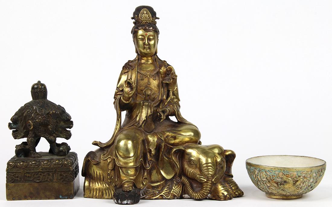 Chinese Metal Decorative Items (1 of 5)