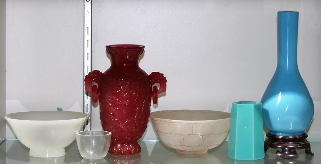 Group of Chinese Glass Vessels (1 of 6)