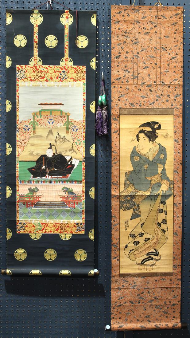 Japanese Woodblock Prints on Scrolls: Eisen (1 of 5)