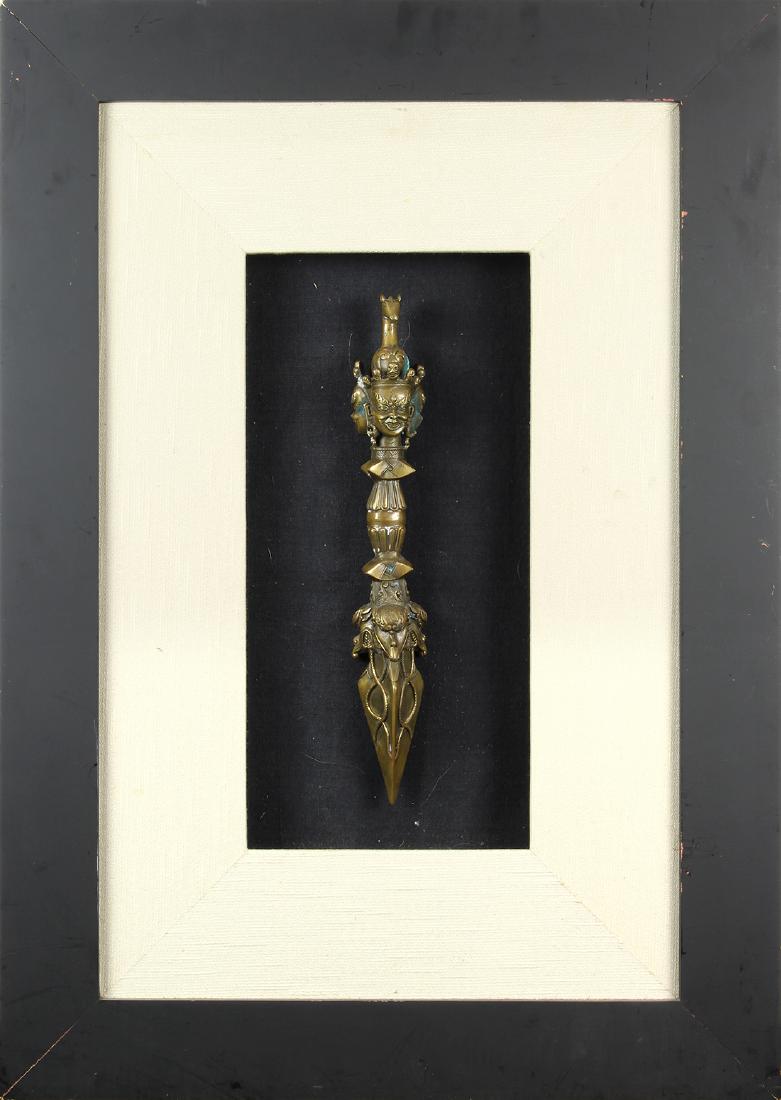 Himalayan Copper Alloy Ritual Dagger (1 of 2)