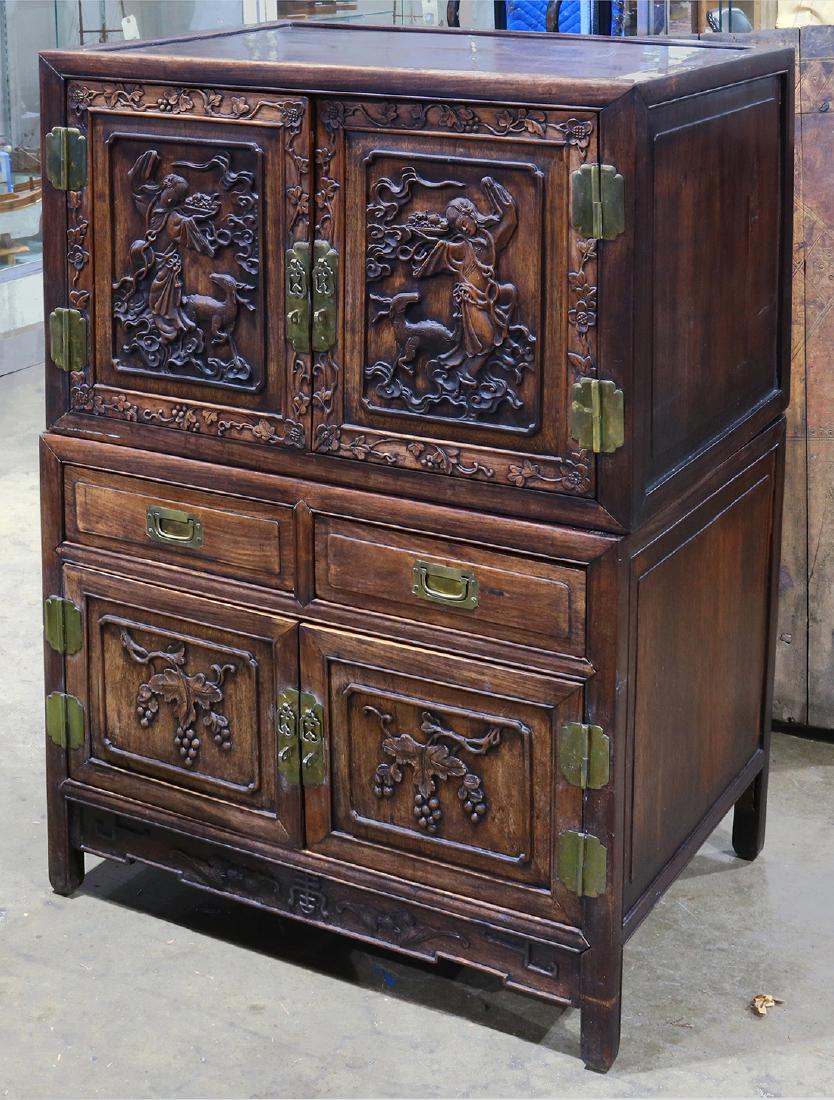 Chinese Hardwood Cabinet, Beauties (1 of 1)