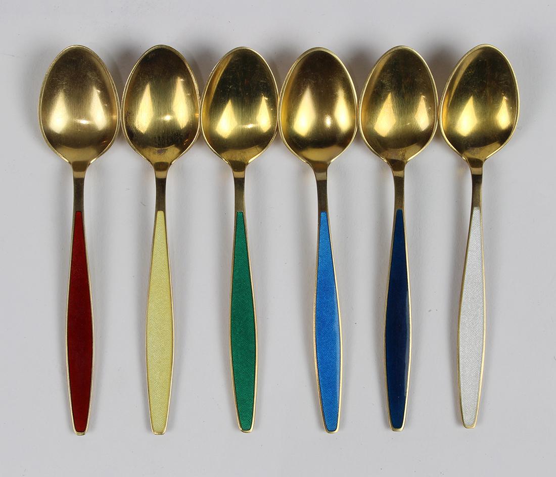 Georg Jensen sterling silver and gilt wash demitasse (1 of 3)