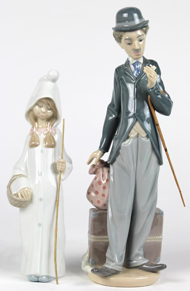 Lladro porcelain sculptures, consisting of a female (1 of 7)