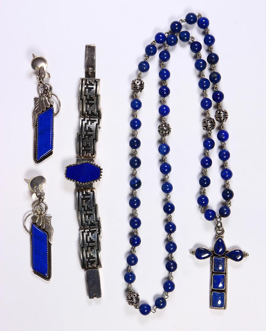 Lapis lazuli, sterling silver, silver and metal jewelry (1 of 1)