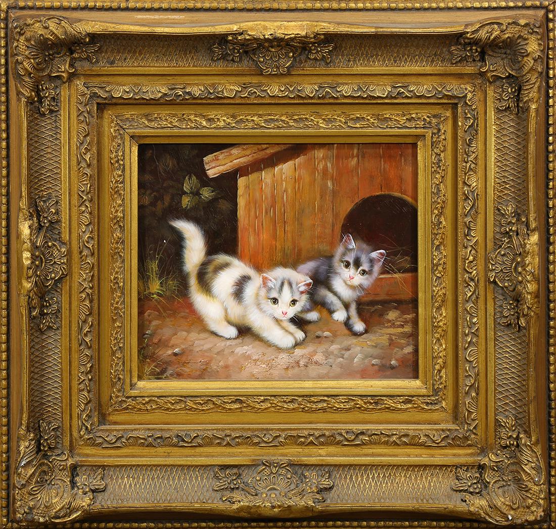 Painting, Two Kittens (1 of 1)