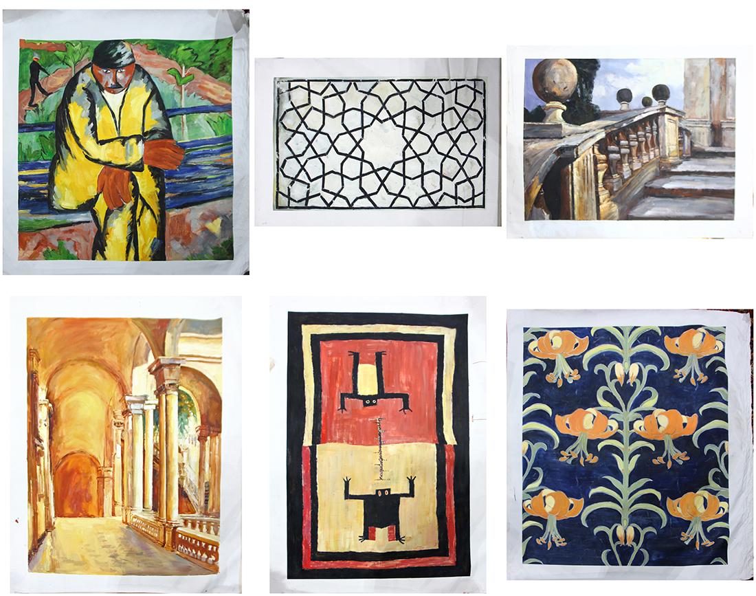 Unframed paintings (1 of 7)