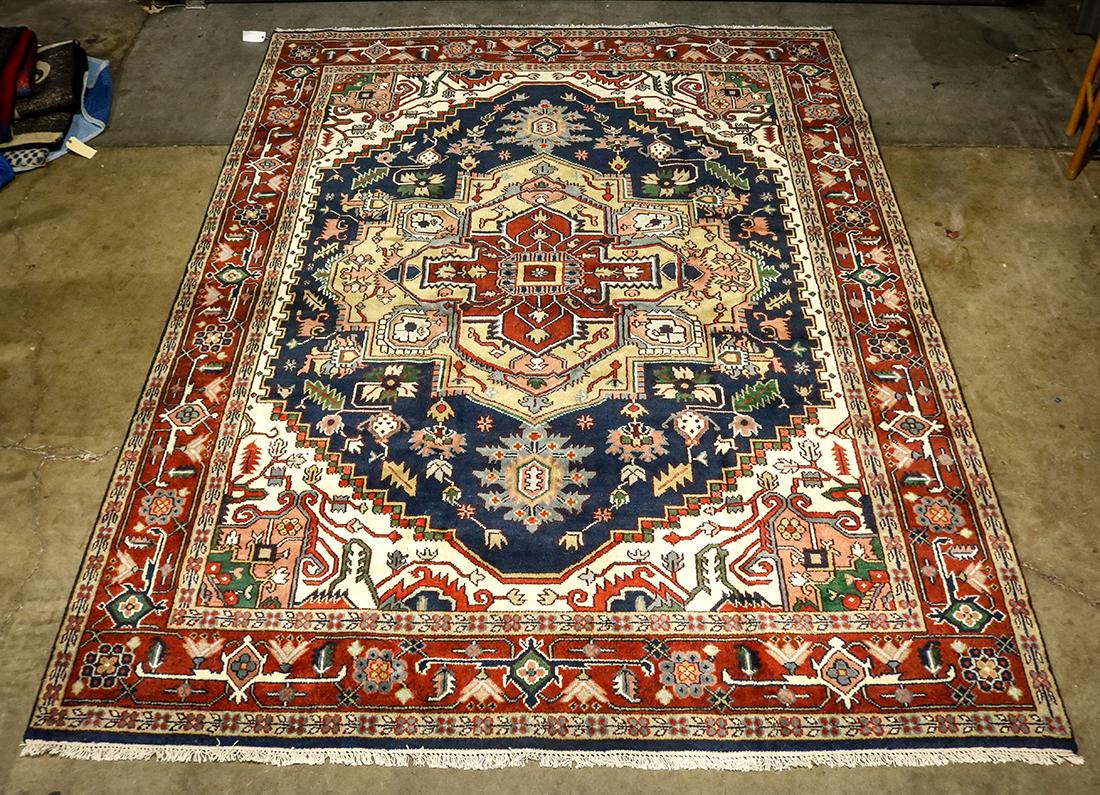Agra Serapi carpet: Agra Serapi carpet, 8'11" x 11'11"