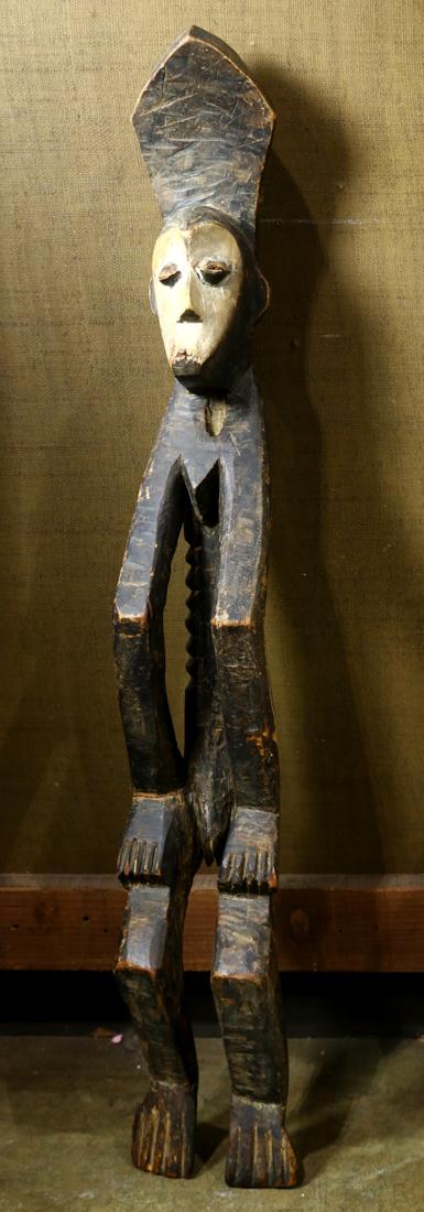 Lega carved wood figure, 40"h (1 of 2)