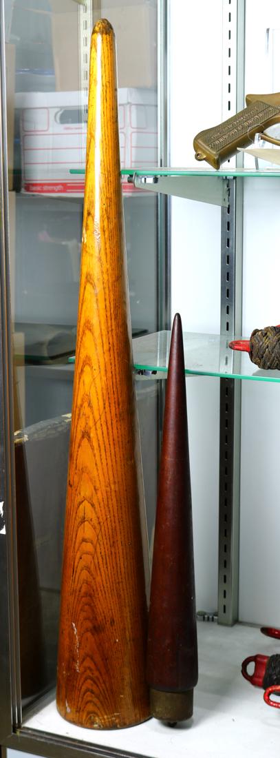 (lot of 2) Maritime fid group, consisting of a wooden (1 of 4)