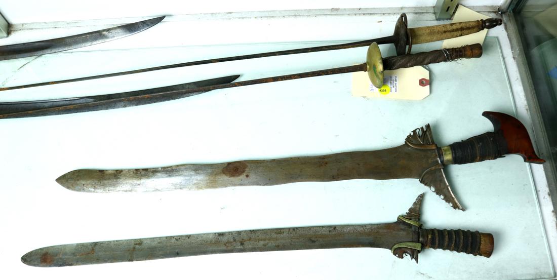 (lot of 2) Traditional Filipino sword group, late (1 of 5)