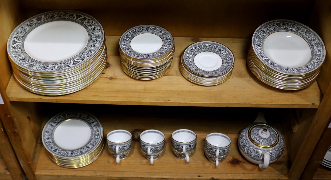 (lot of 67) Wedgwood porcelain partial table service, (1 of 3)