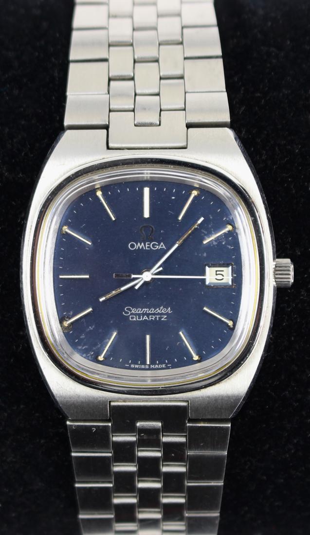Omega Seamaster stainless steel wristwatch (1 of 3)