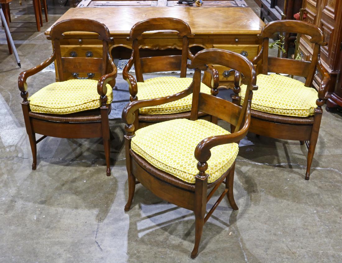 (Lot of 4) Yale R Bruce, New York custom armchairs, (1 of 1)